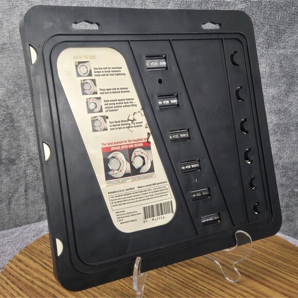 Vintage Craftsman 6 Pc Professional Quick Wrench Set SAE 42356 USA Made 5/8-5/16 - Picture 7 of 16